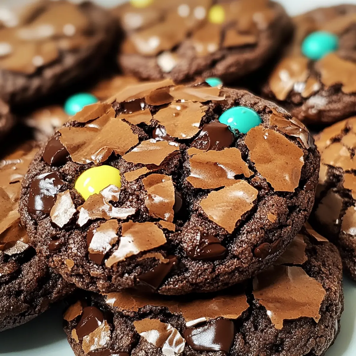 Cosmic Brownie Cookies