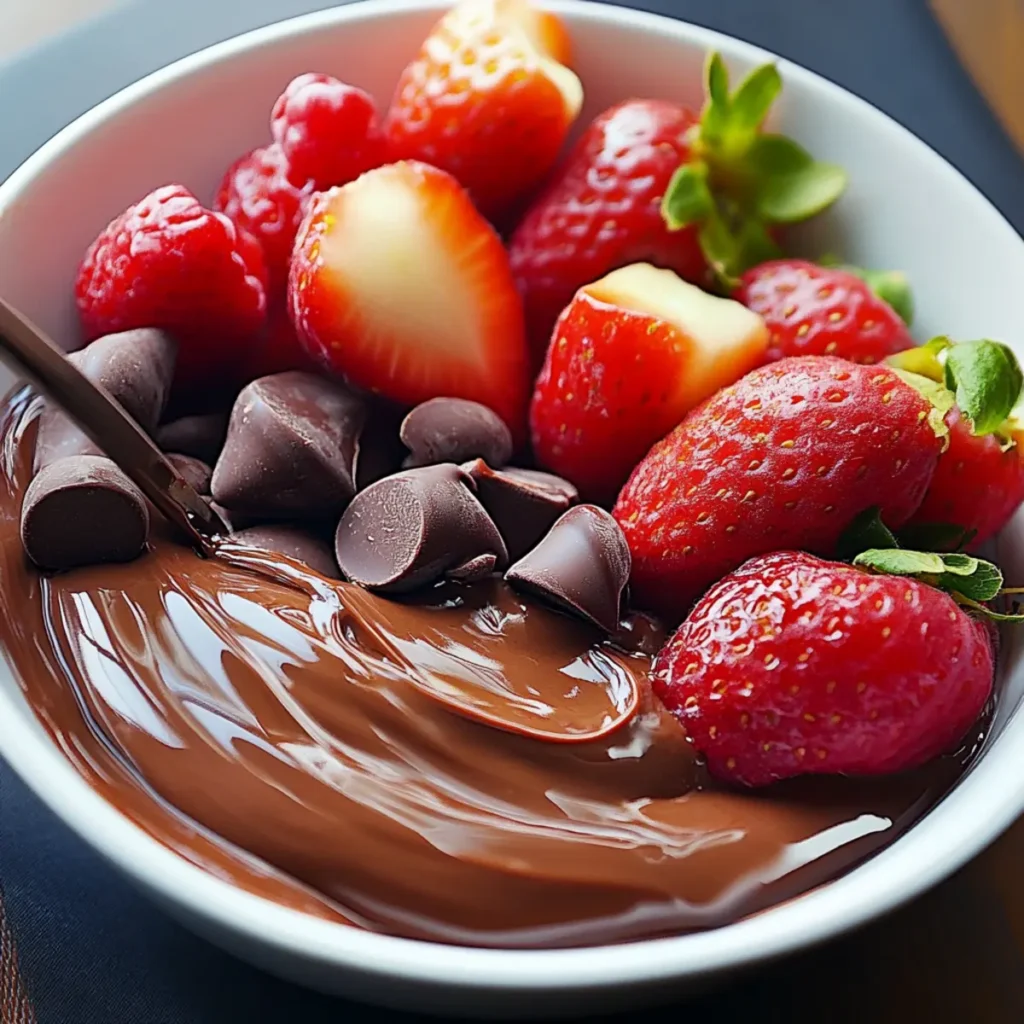 Chocolate Dip for Fruit