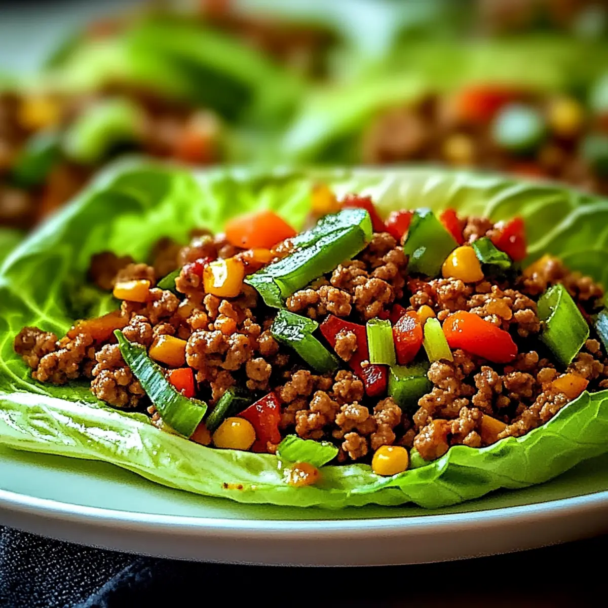 Delicious Asian-Style Ground Beef Lettuce Wraps Recipe for Dinner