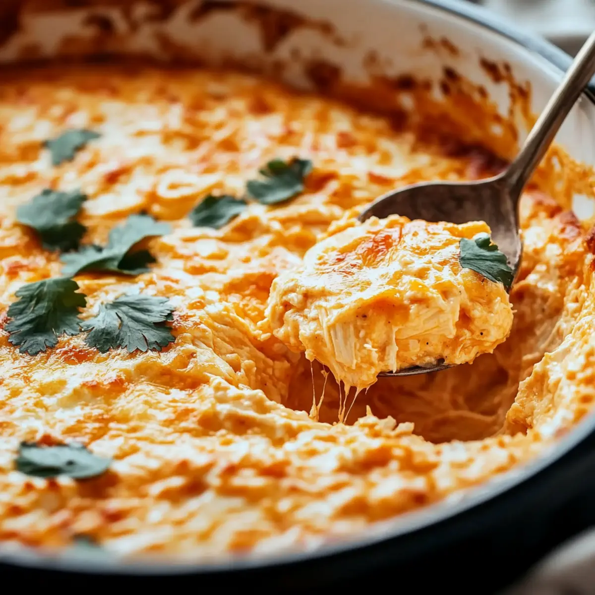 Crockpot Buffalo Chicken Dip