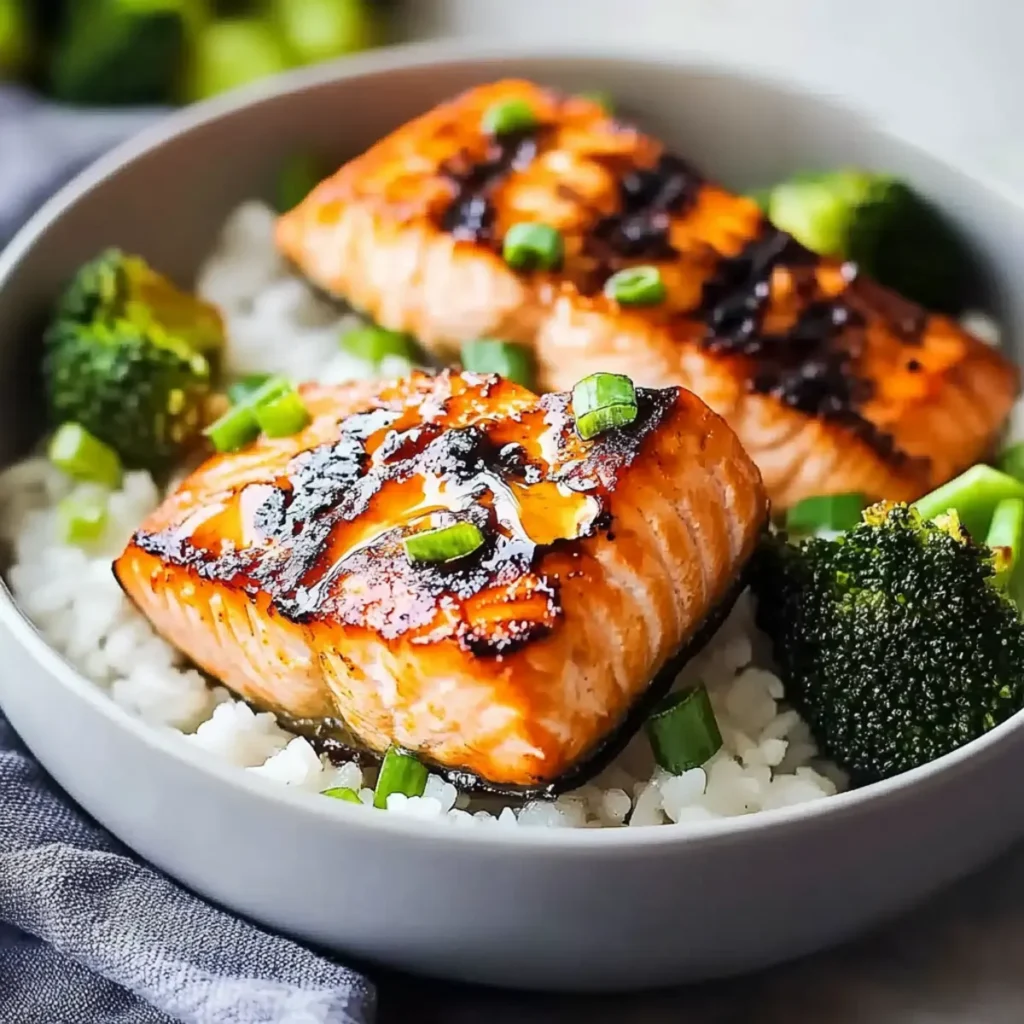 Air Fryer Honey Garlic Salmon
