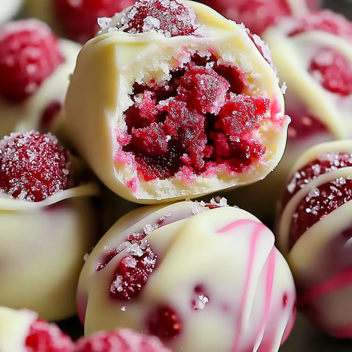 Decadent White Chocolate Raspberry Cheesecake Balls Recipe