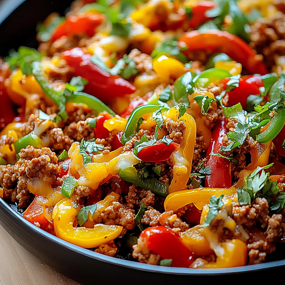 Ground Turkey and Peppers