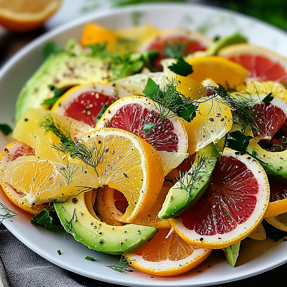 Citrus Fennel Avocado Salad