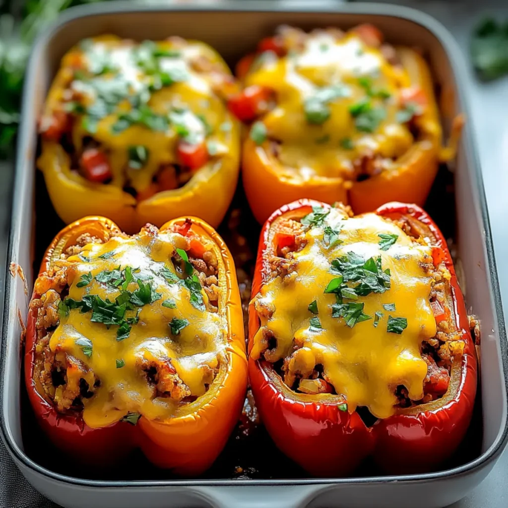 Healthy Mexican-Style Stuffed Peppers