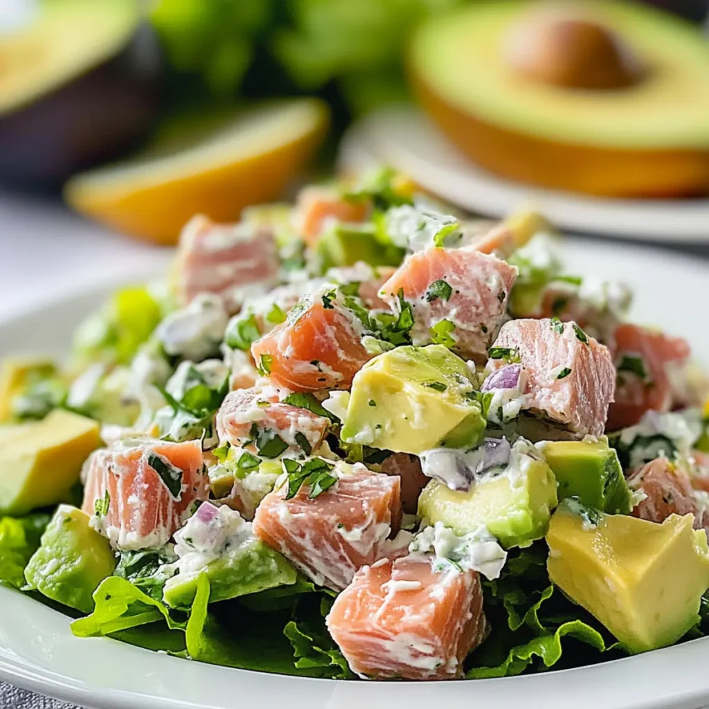 Tuna Salad with Avocado and Greek Yogurt