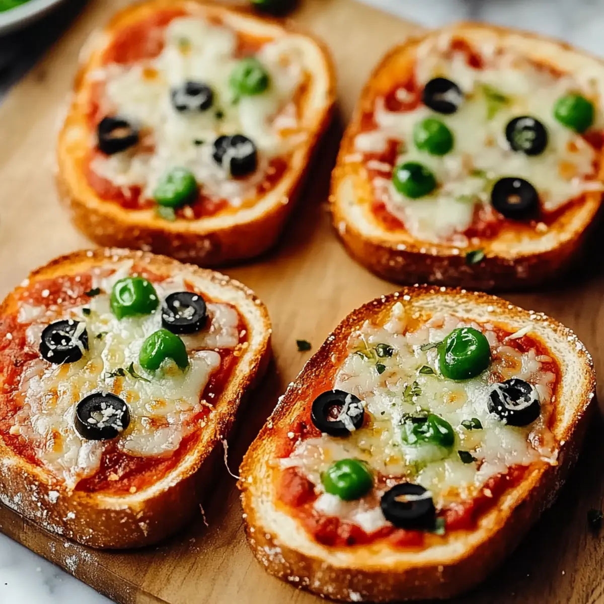 Quick and Easy Mini Garlic Toast Pizzas Recipe in 16 Minutes