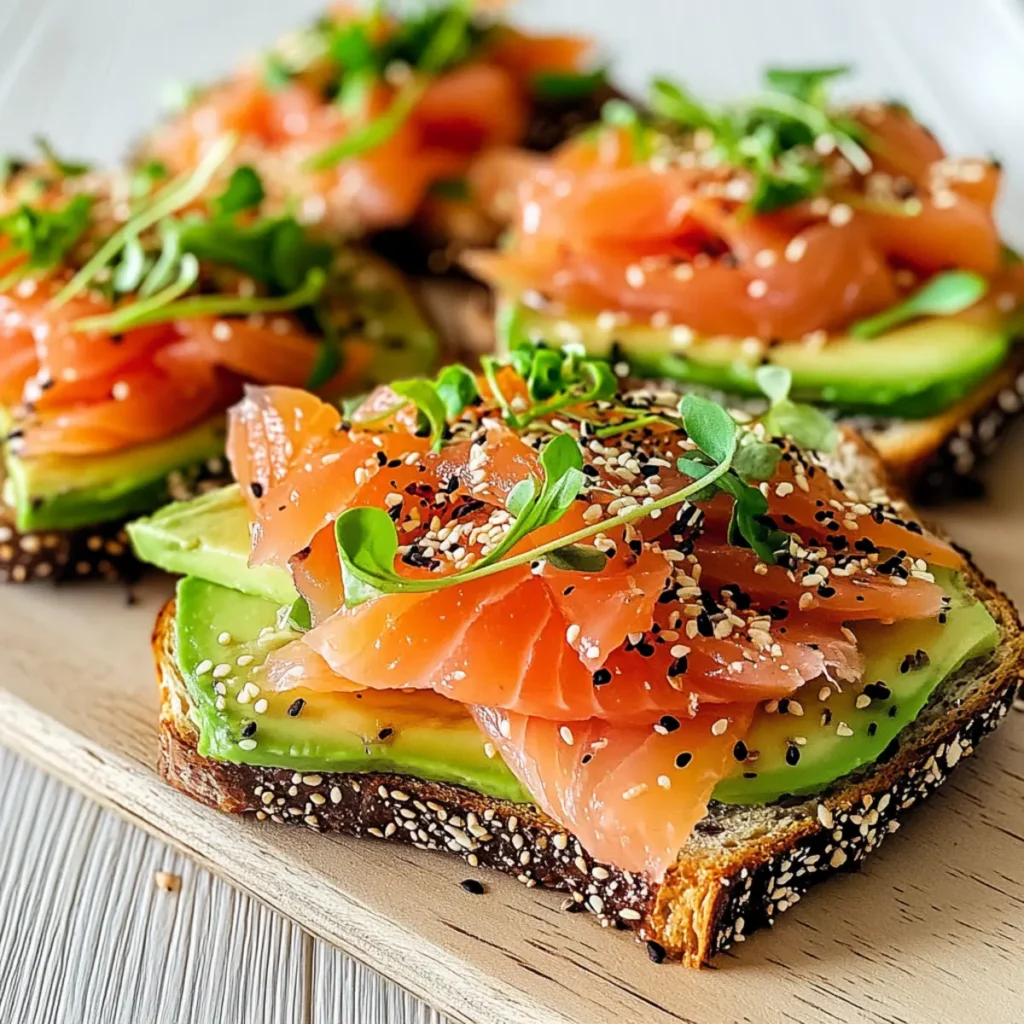 Smoked Salmon Avocado Toast