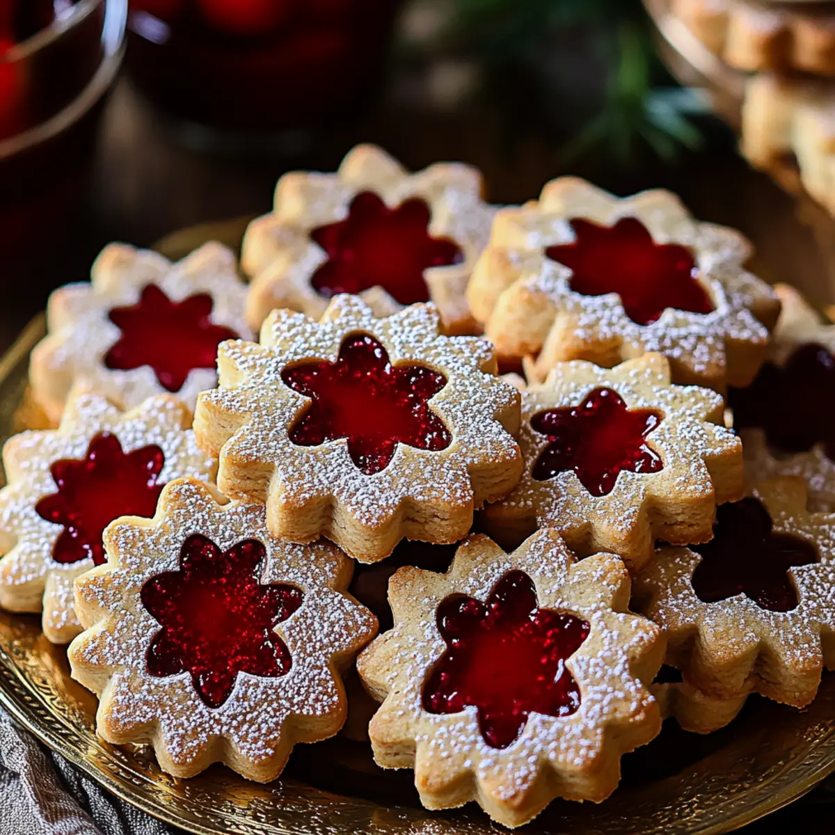 Linzer Cookies