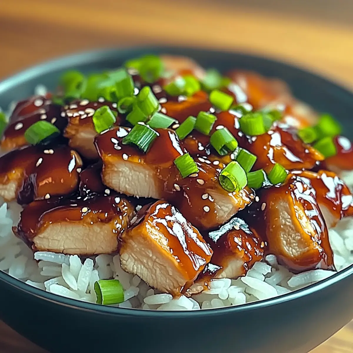 Honey BBQ Chicken Rice