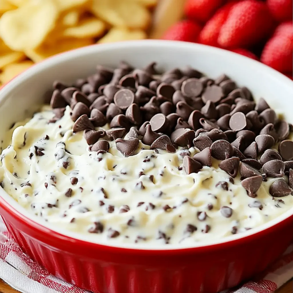 Chocolate Chip Cheesecake Dip