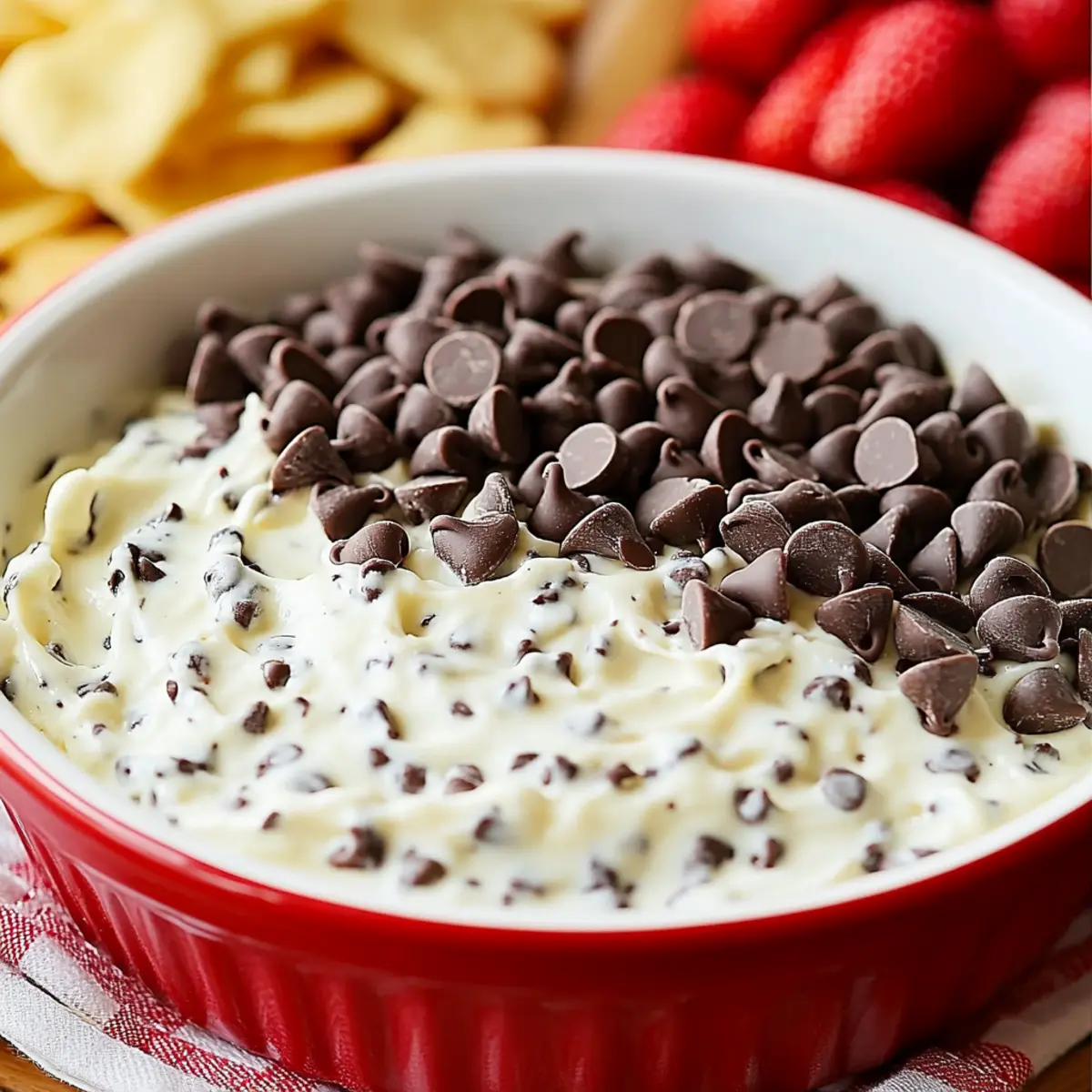 Chocolate Chip Cheesecake Dip