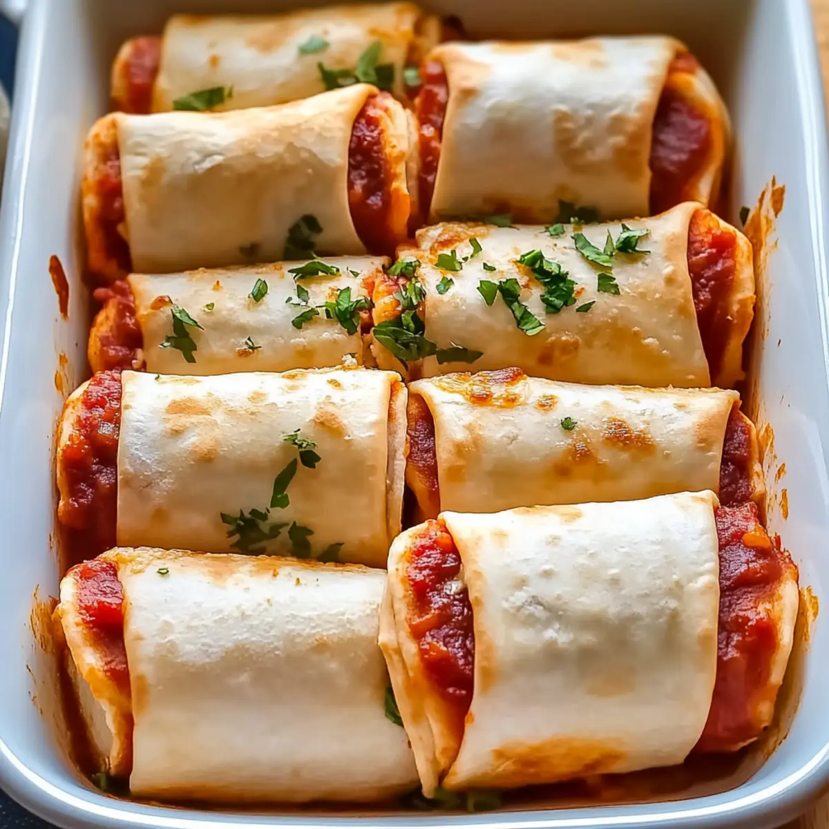 Delicious Tortilla Pizza Rolls