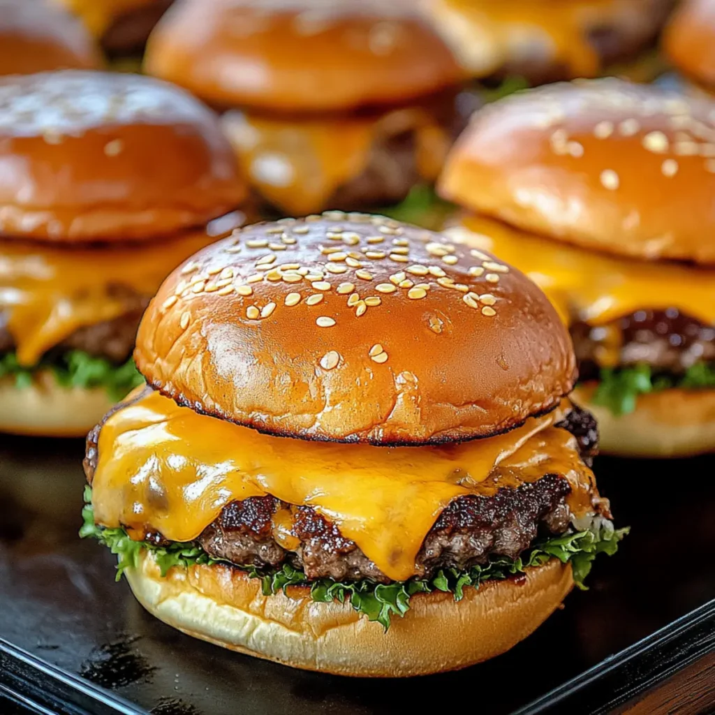 Juicy Cheeseburger Sliders
