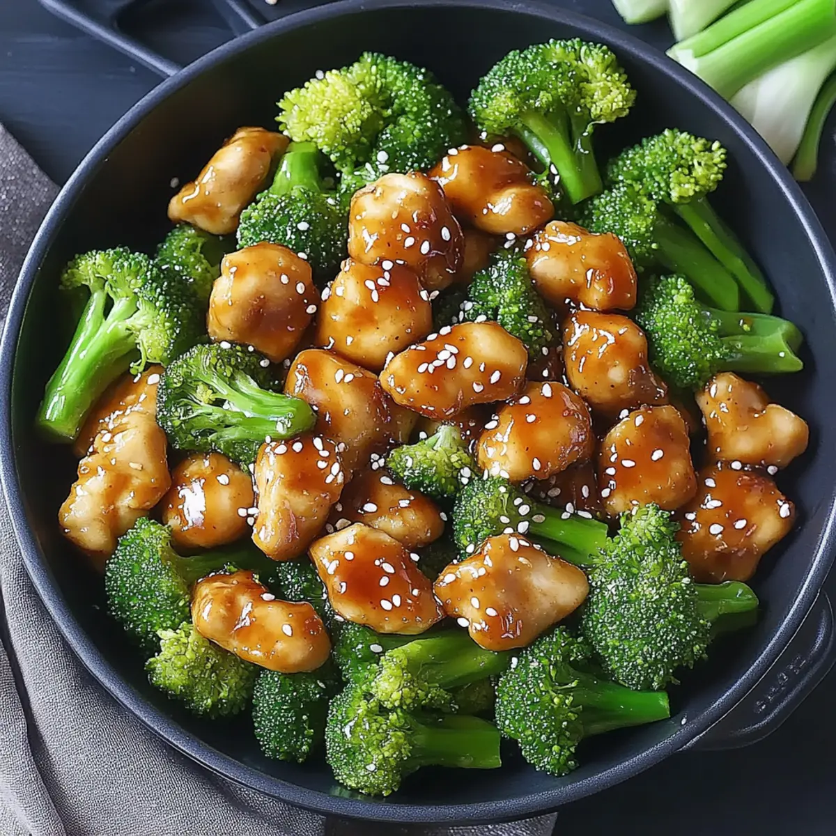 Honey Sesame Chicken and Broccoli