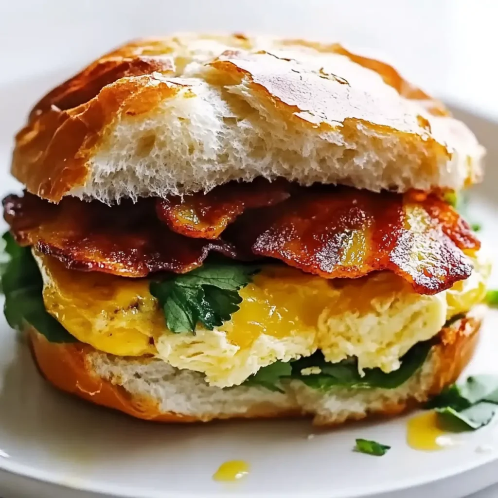 Quick and Delicious 5 Minute Breakfast Sandwich Recipe for Busy Mornings
