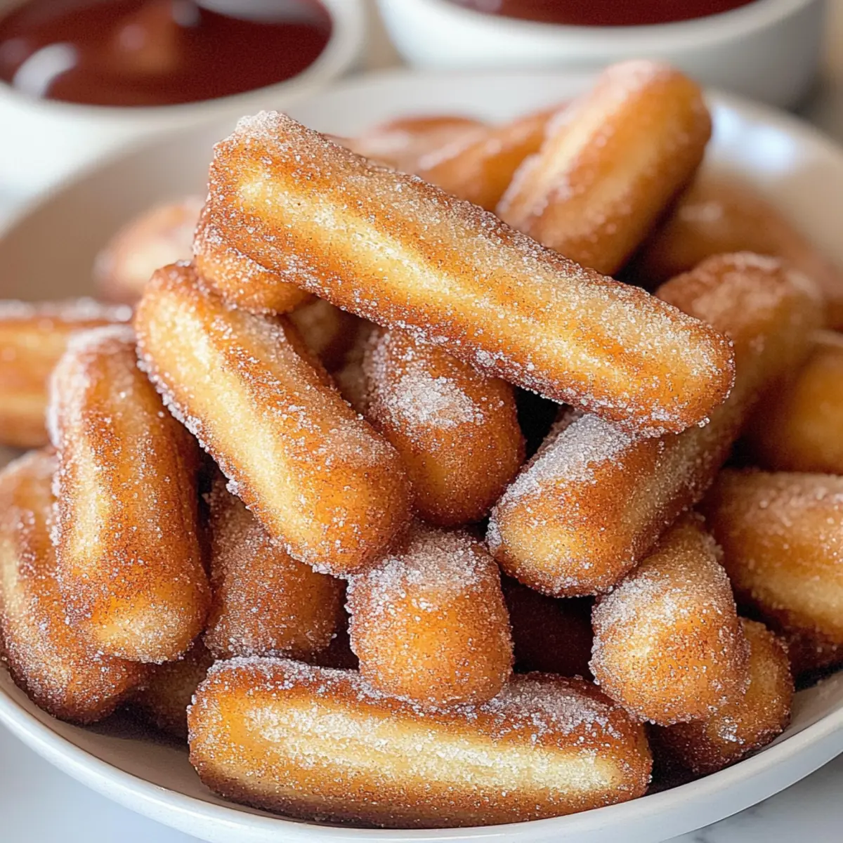 Air Fryer Churro Bites