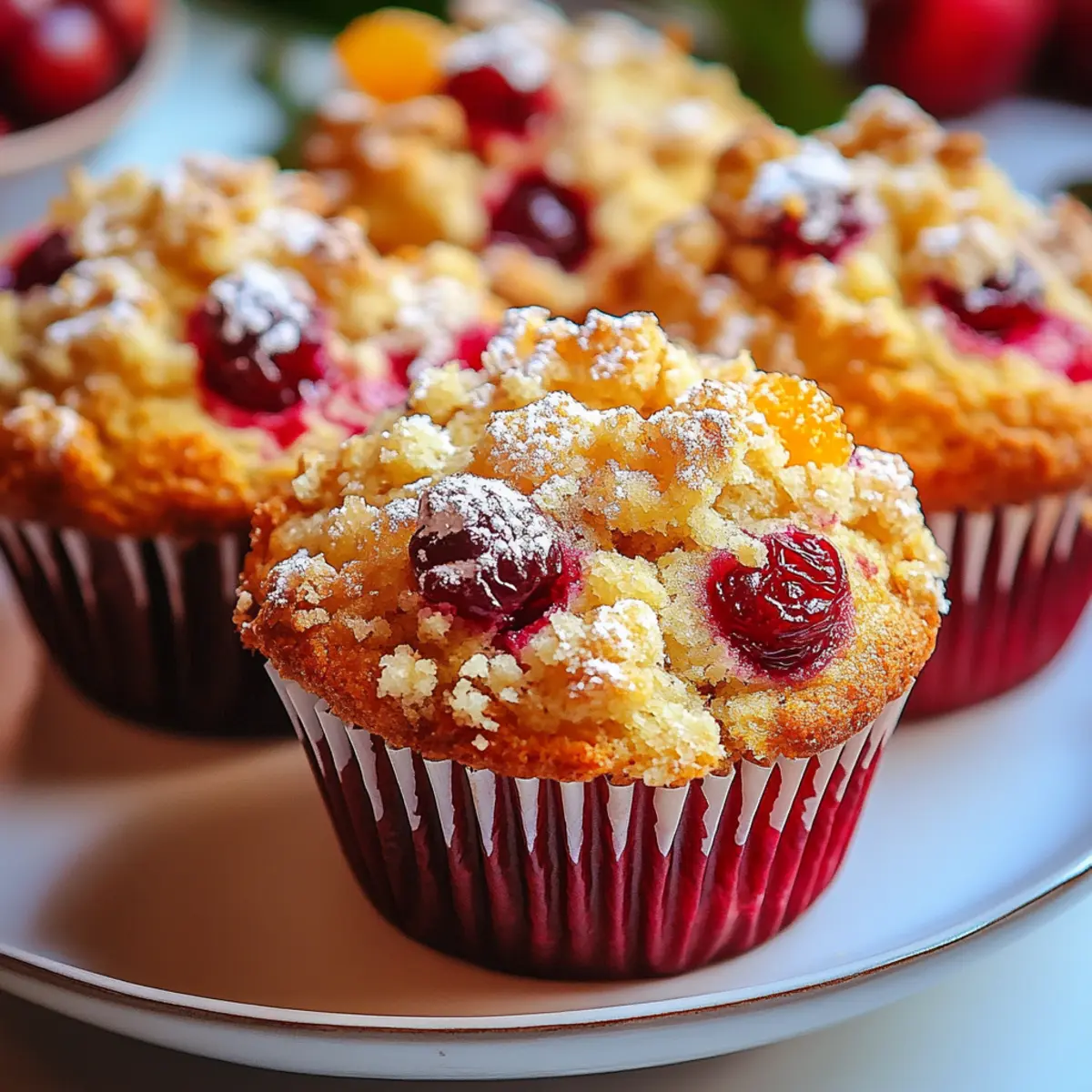 Cranberry Orange Muffins