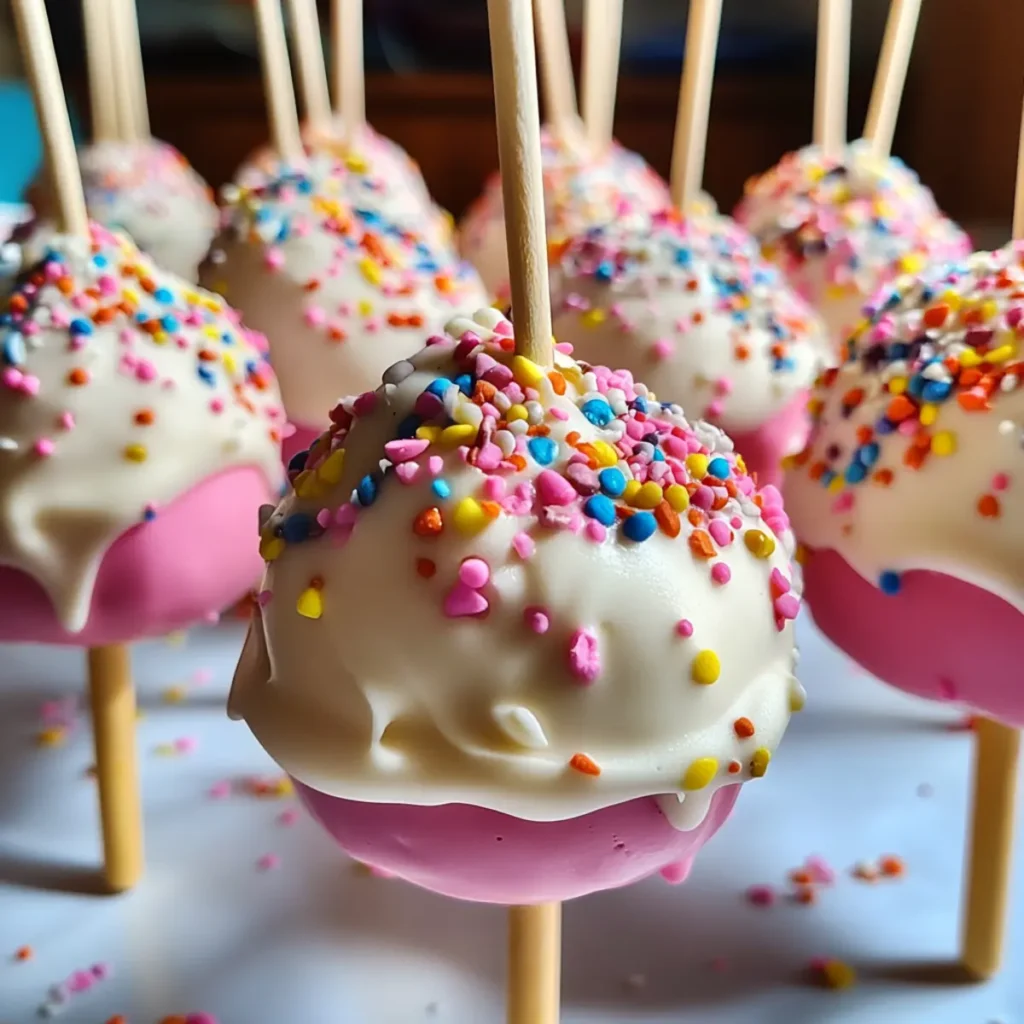 Ice Cream Style Cake Pops