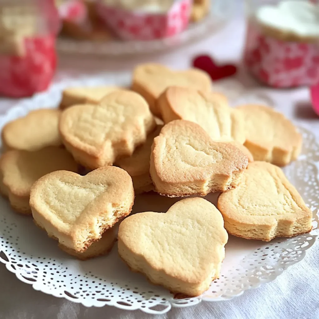 Heart Shaped Butter Cookies