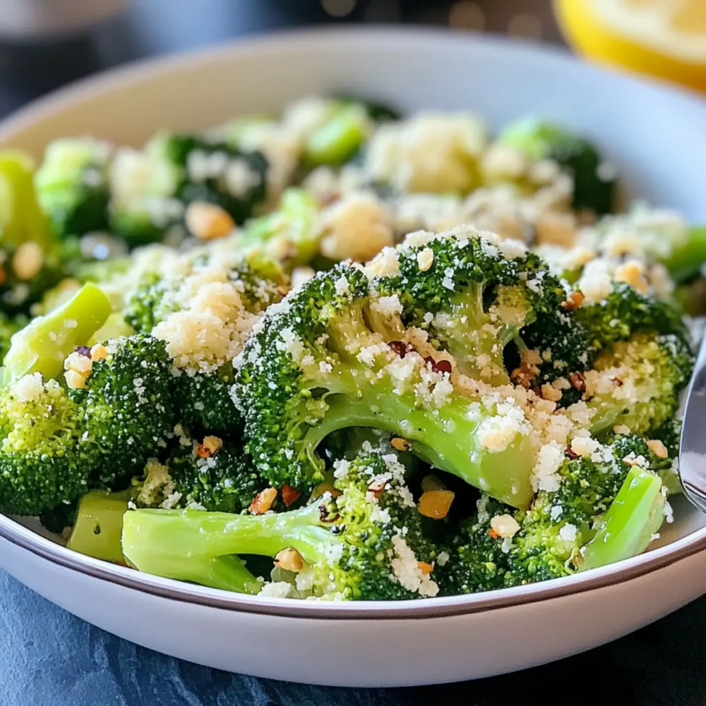 Garlic Parmesan Broccoli