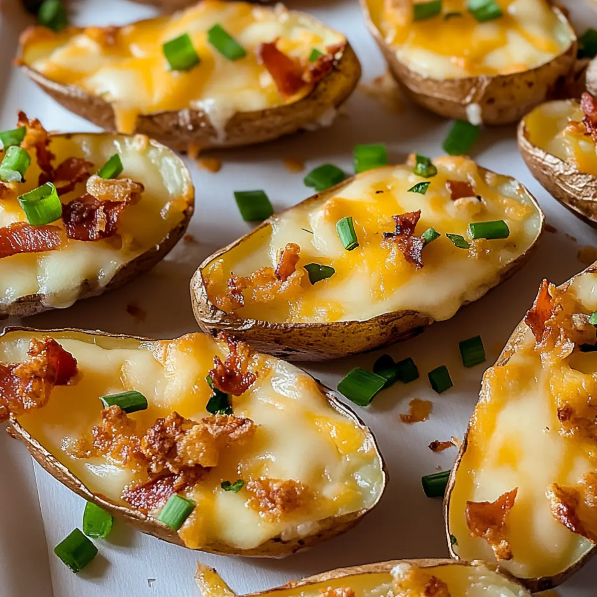 Cheesy Potato Skins Delight