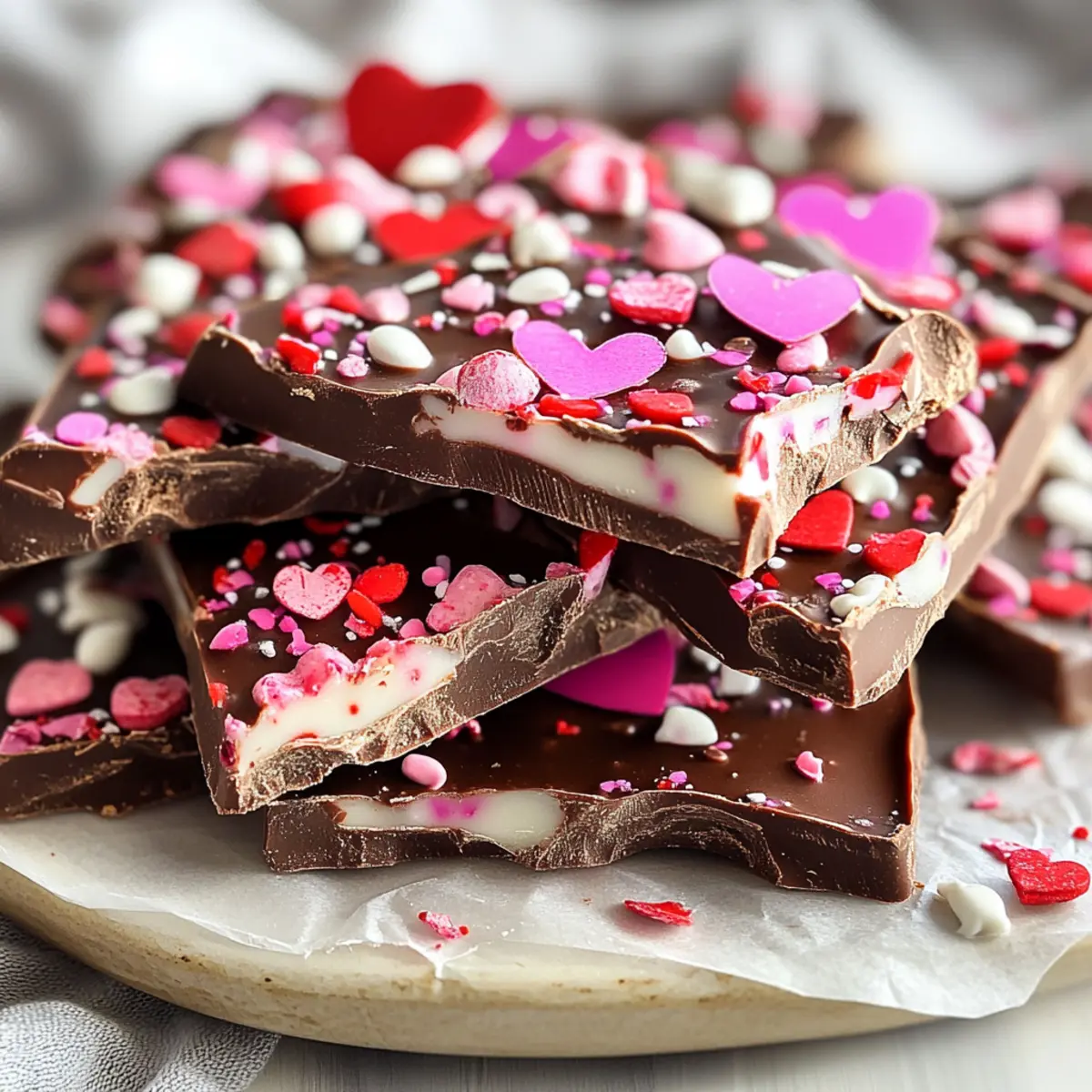 Valentine Chocolate Bark