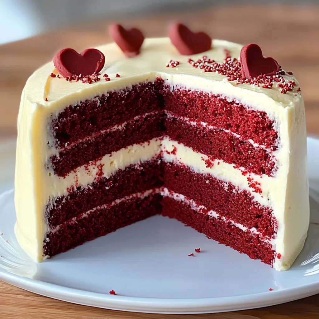 Surprise Inside Red Velvet Cake