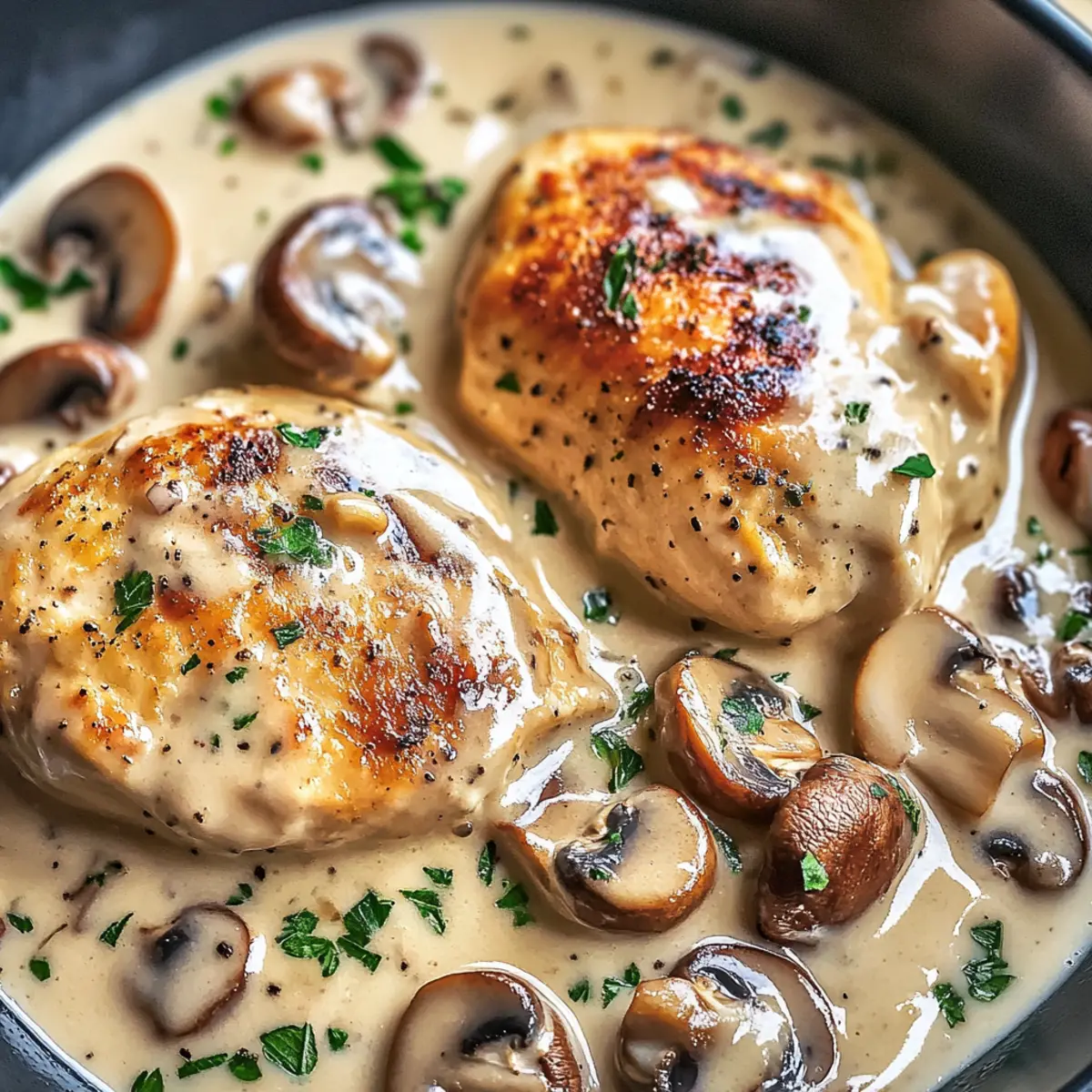 Creamy Mushroom Chicken