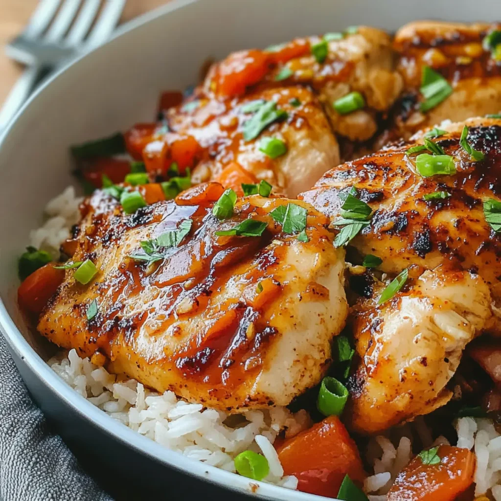 Paprika Chicken with Rice