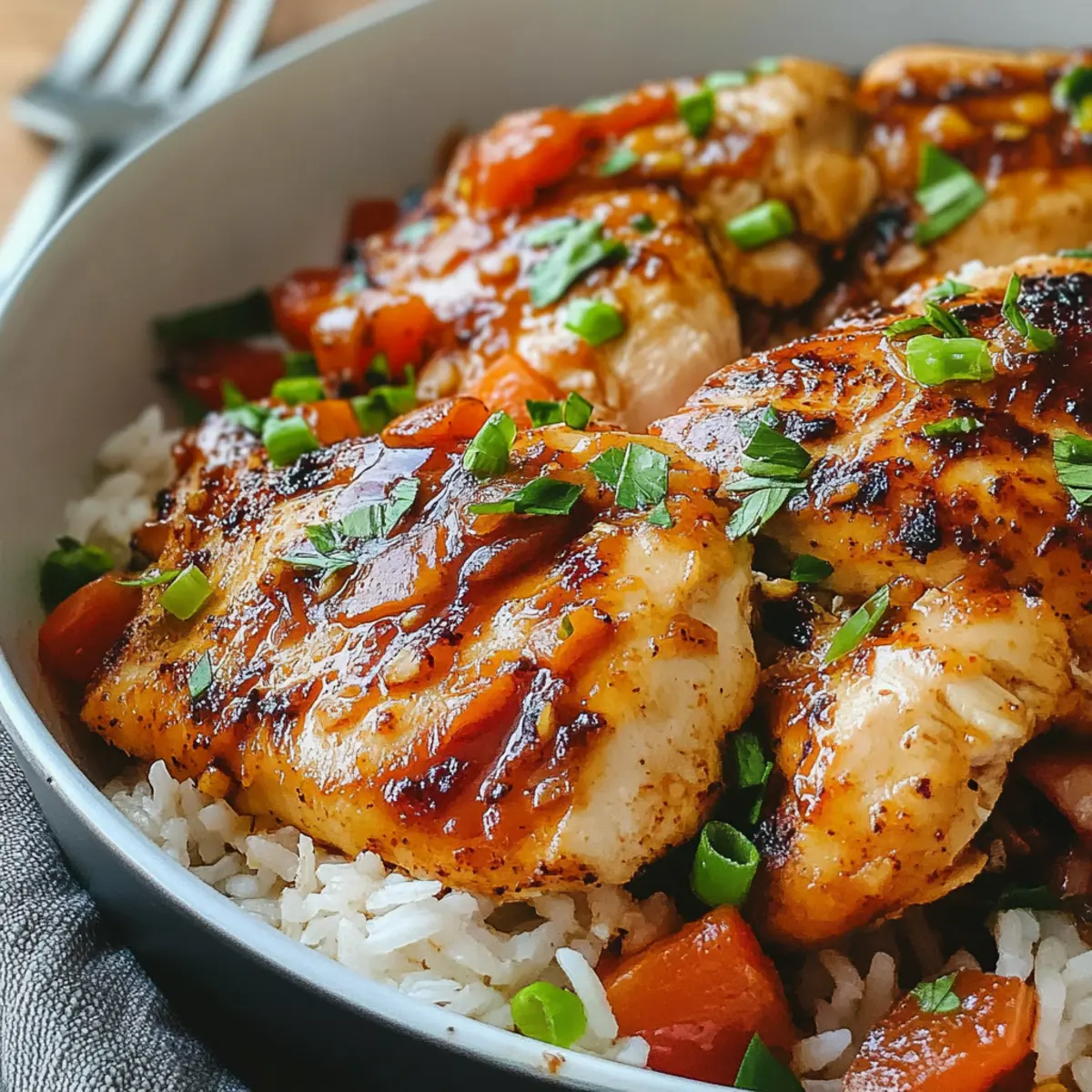 Paprika Chicken with Rice