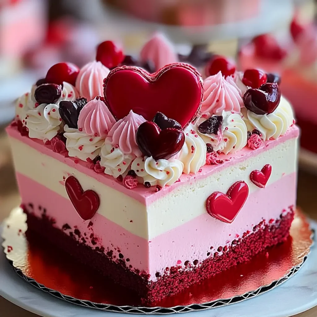 Decorated Valentine Cakes