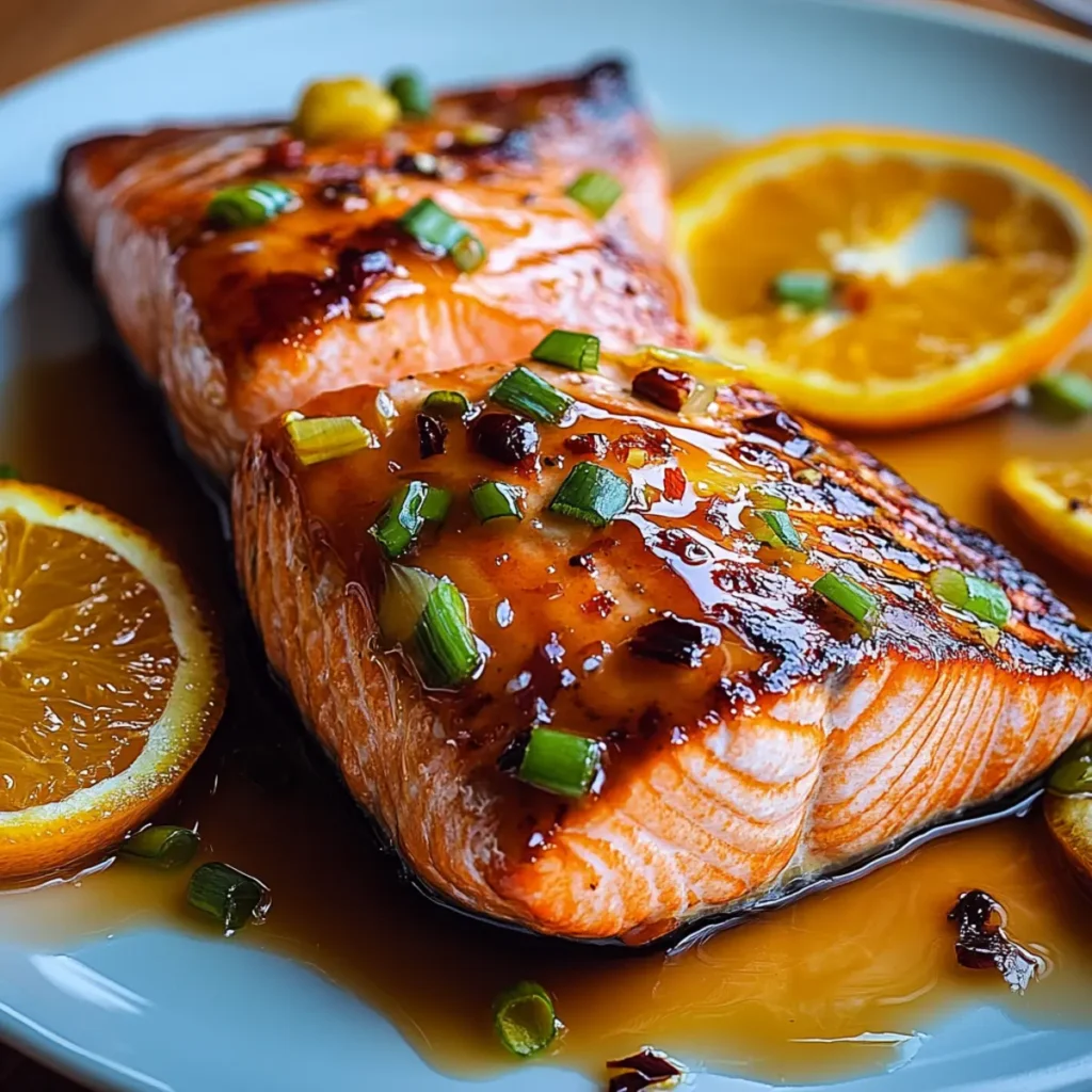 Orange Glazed Salmon