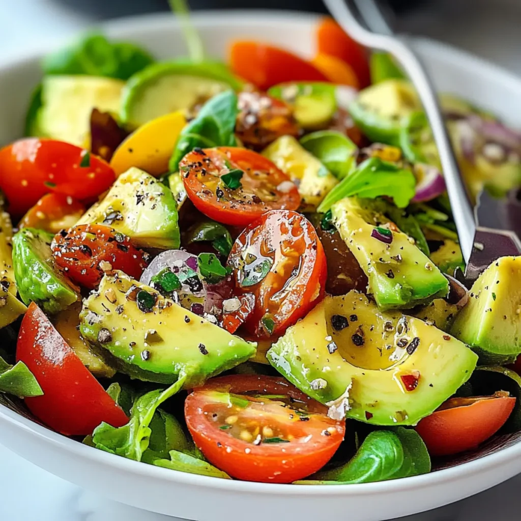 Mediterranean Avocado Salad