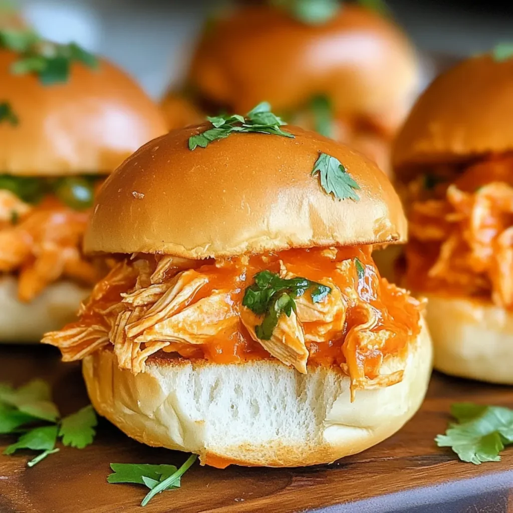 Buffalo Chicken Sliders