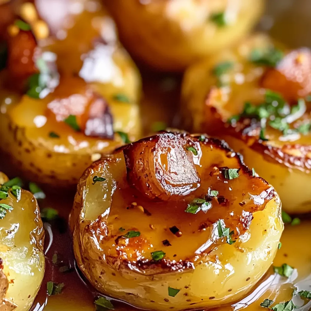 Honey Butter Smashed Potatoes