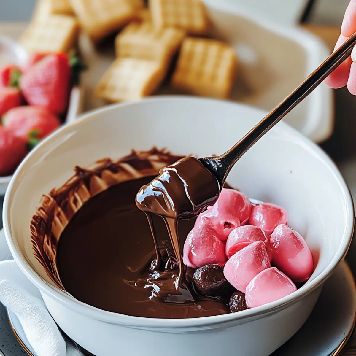 Chocolate Fondue Dessert Bar