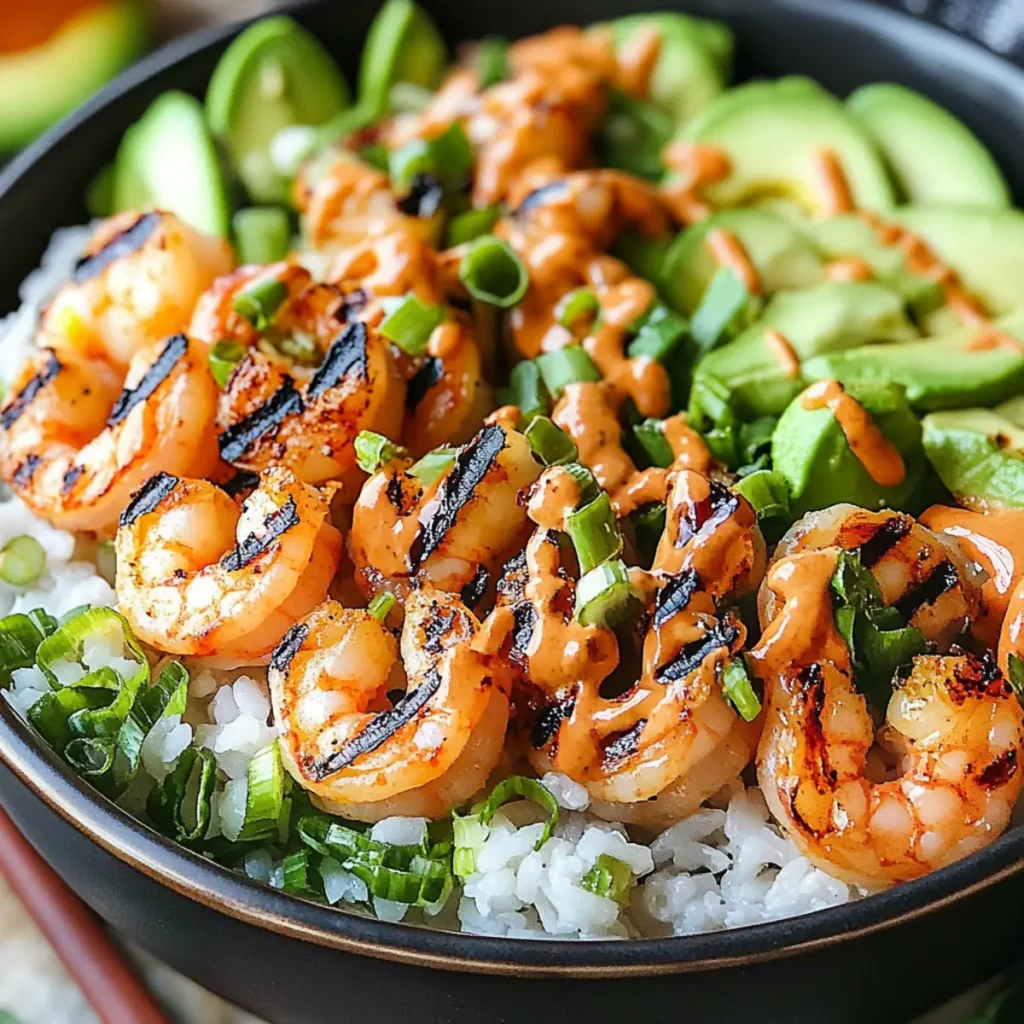 Grilled Shrimp Bowls