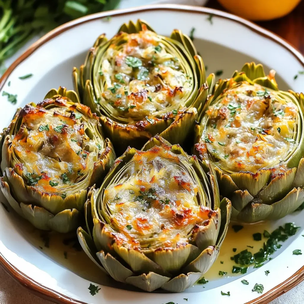 Old Fashioned Italian Stuffed Artichokes