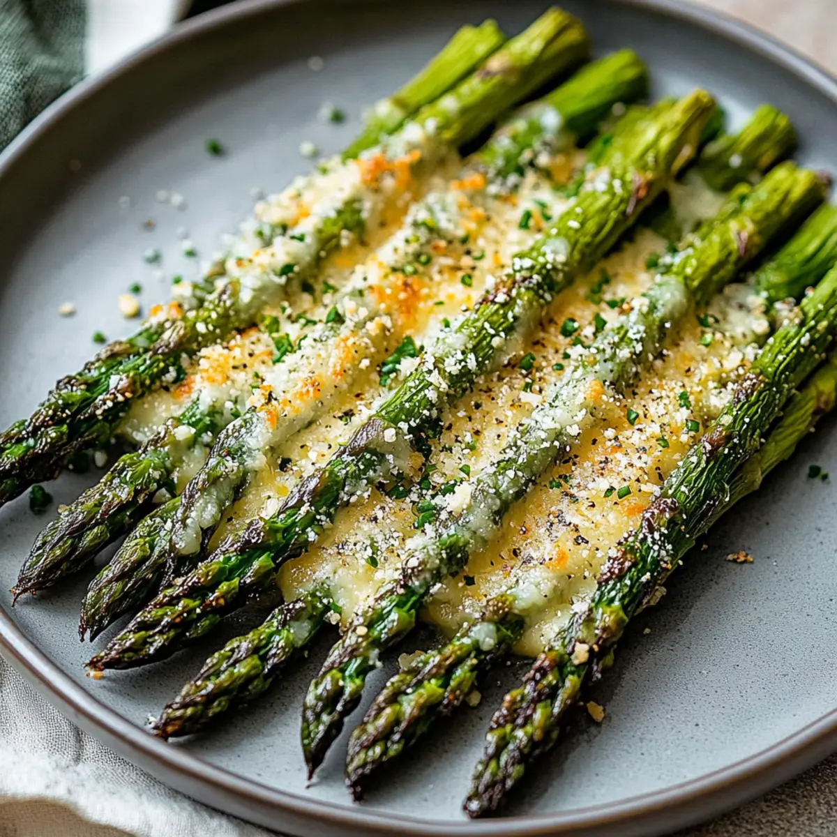 Baked Asparagus with Parmesan Cheese
