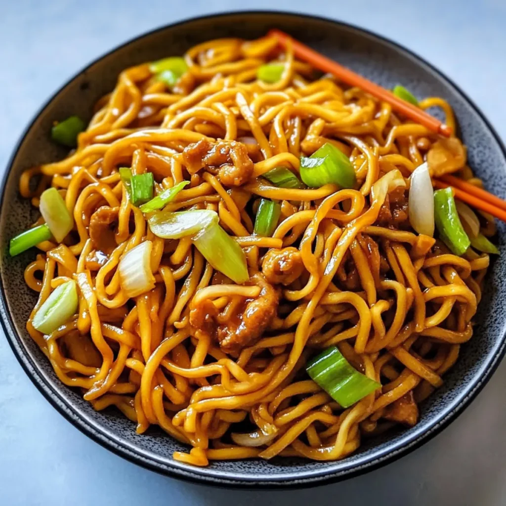 Homemade Chinese Chow Mein