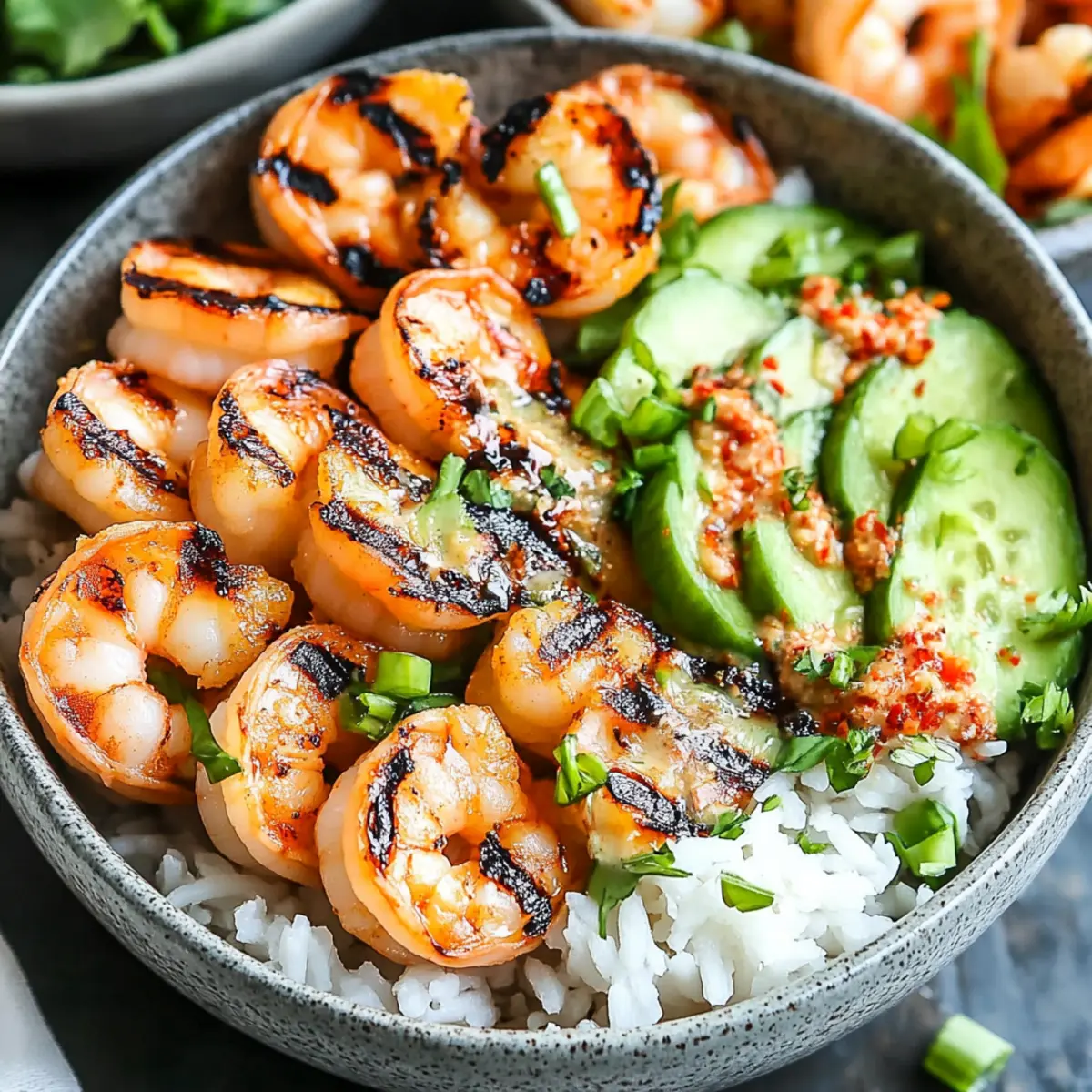 Grilled Shrimp Bowls