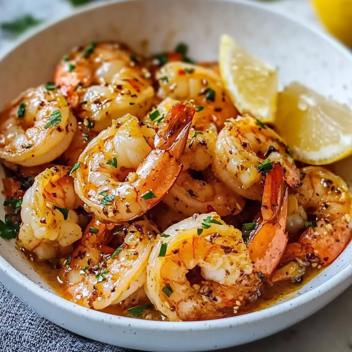 Hawaiian Garlic Shrimp