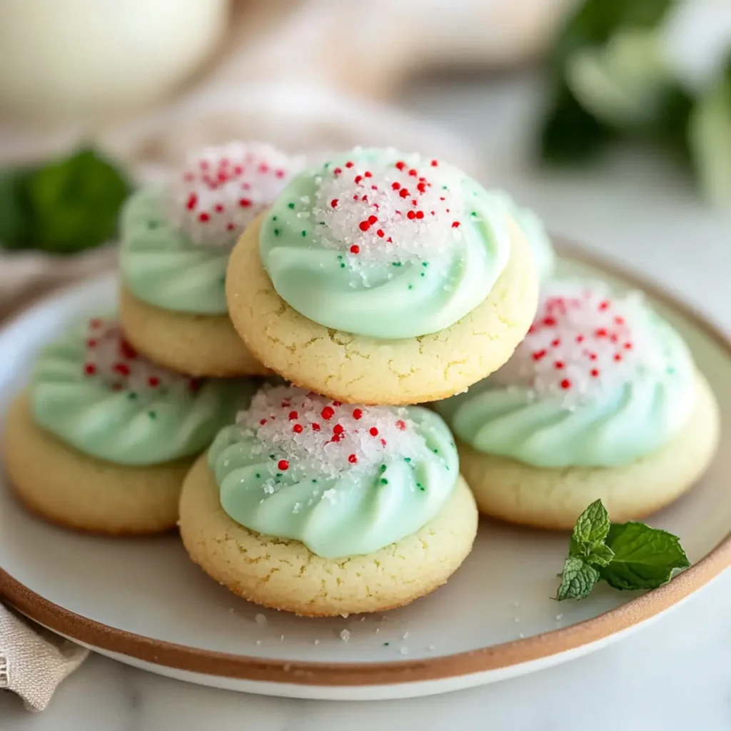 Mint Blossom Cookies