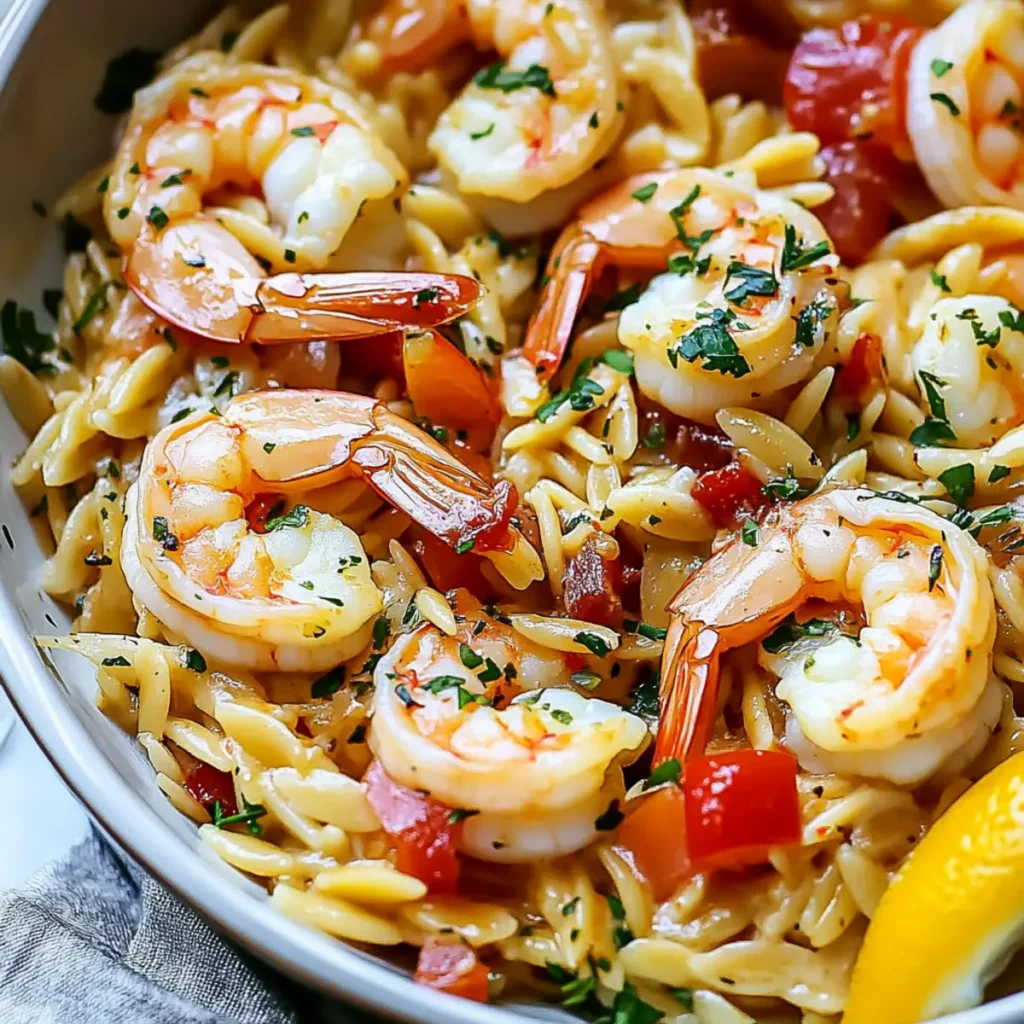 Shrimp Orzo